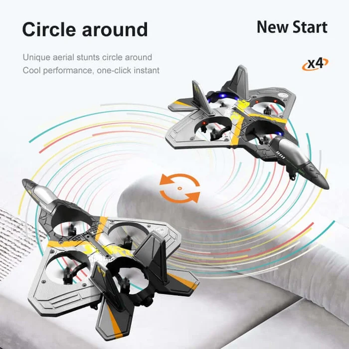 (🎄2023 CHRISTMAS SALE - 70% OFF🎁) V17 Jet Fighter Stunt RC Airplane ✈️