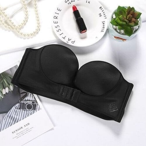 Invisible Strapless Extra Push Up Bra