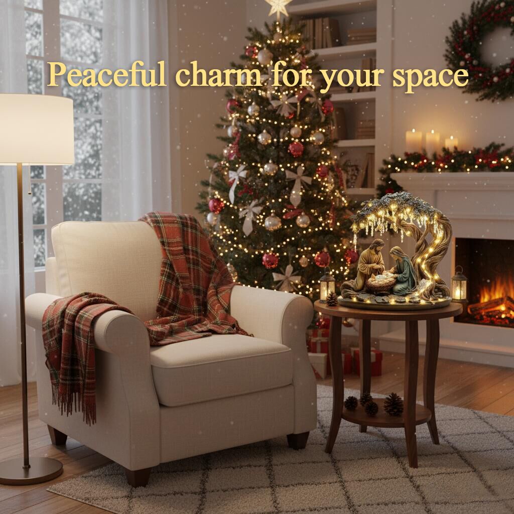 Buy 2 Get 5% OFF& Free Shipping🎄🎁Christmas Nativity Scene Decorative Figurine