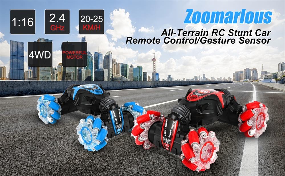 (🎄2023 CHRISTMAS DISCOUNT - 50% OFF NOW🎅) Gesture Sensing RC Stunt Car With Light