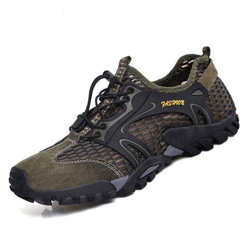 Men's Breathable Mesh Casual Light Outdoor Hiking Shoes