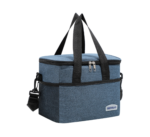 Large Lunch Cooler Bag with Shoulder Strap for Camping, Beach