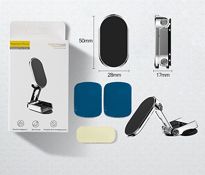 💥Last day 60% OFF💥 2023 New Alloy Folding Magnetic Car Phone Holder