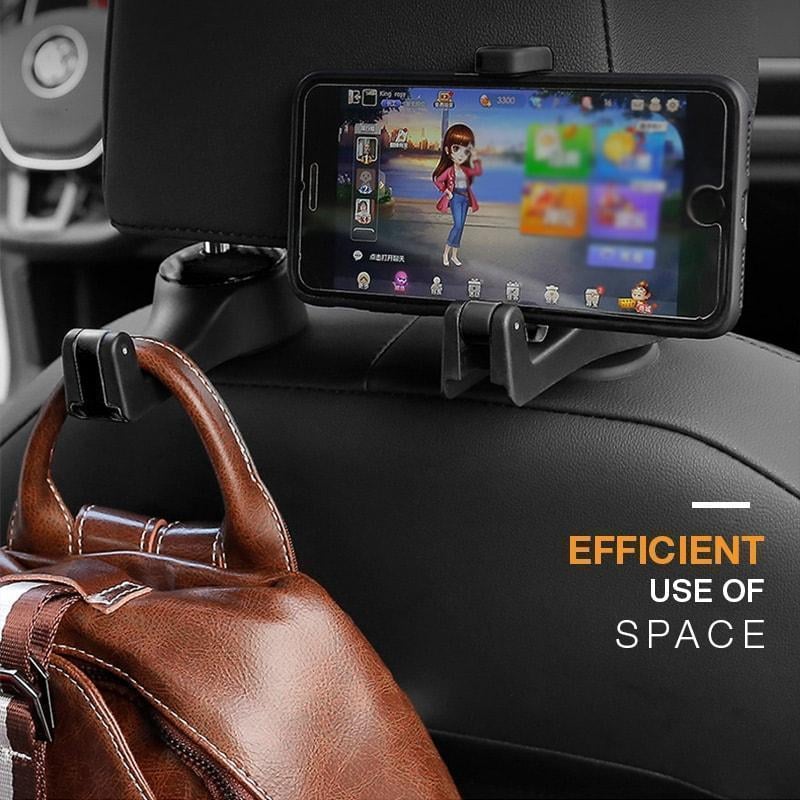 (🎉NEW YEAR SALE-48% OFF) 2 in 1 Car Headrest Hidden Hook(BUY 2 GET 2 