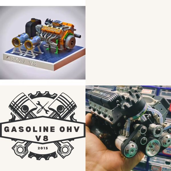 🔥Last 4 hours Sale: Save 89%-Gasoline OHV V8 Small-block Engine Model Kits