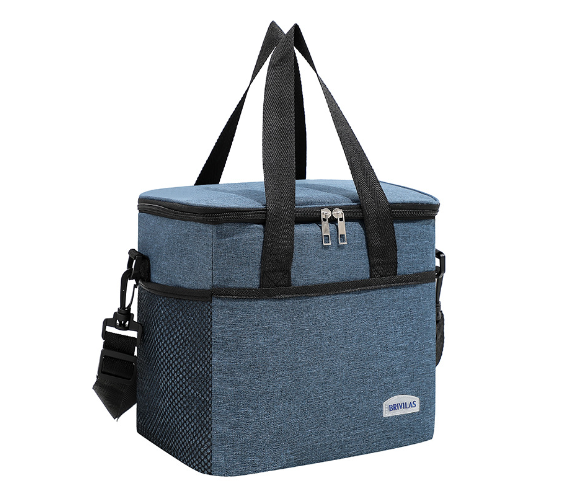 Large Lunch Cooler Bag with Shoulder Strap for Camping, Beach