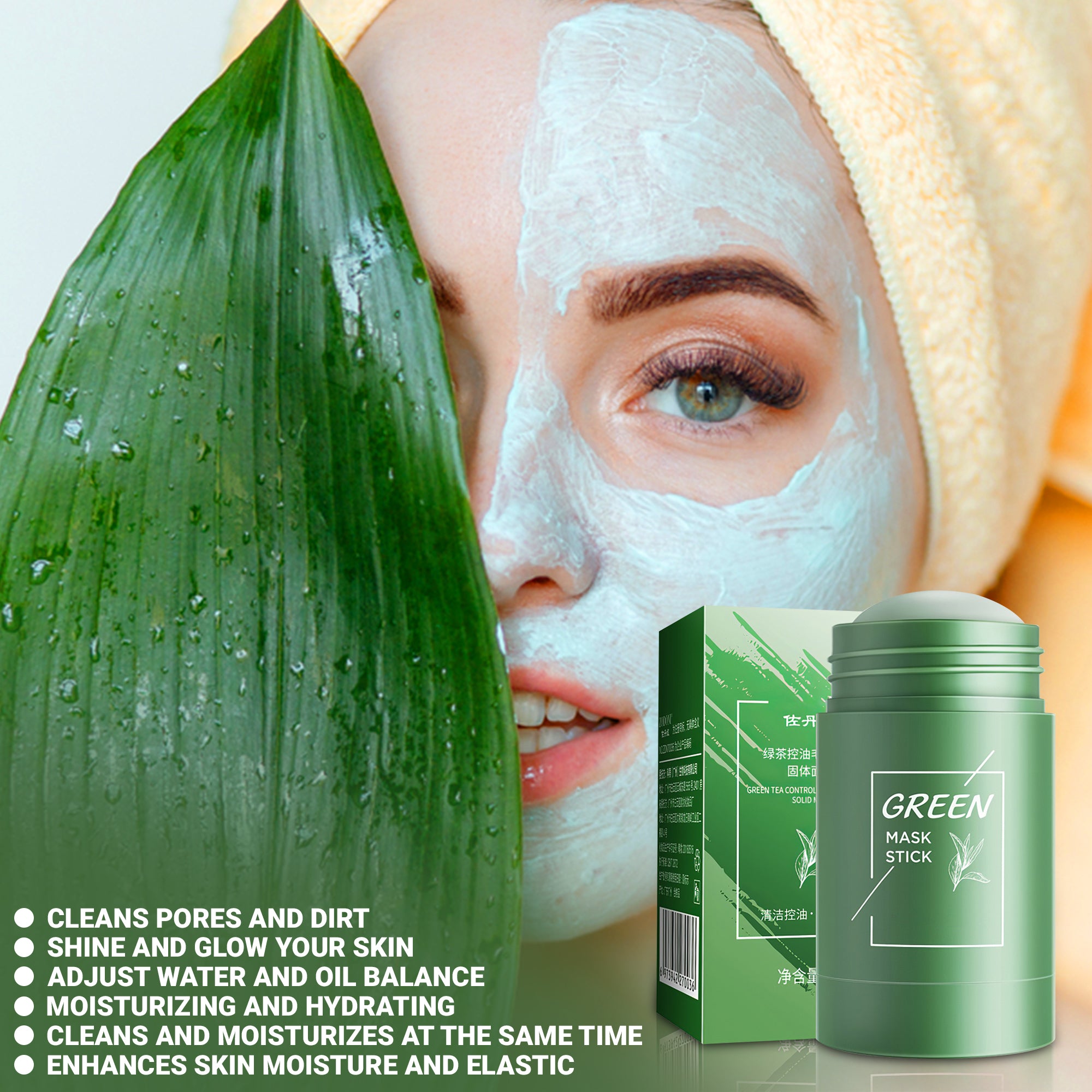 Green Tea Face Cleansing Mask Anti Acne & Blackhead