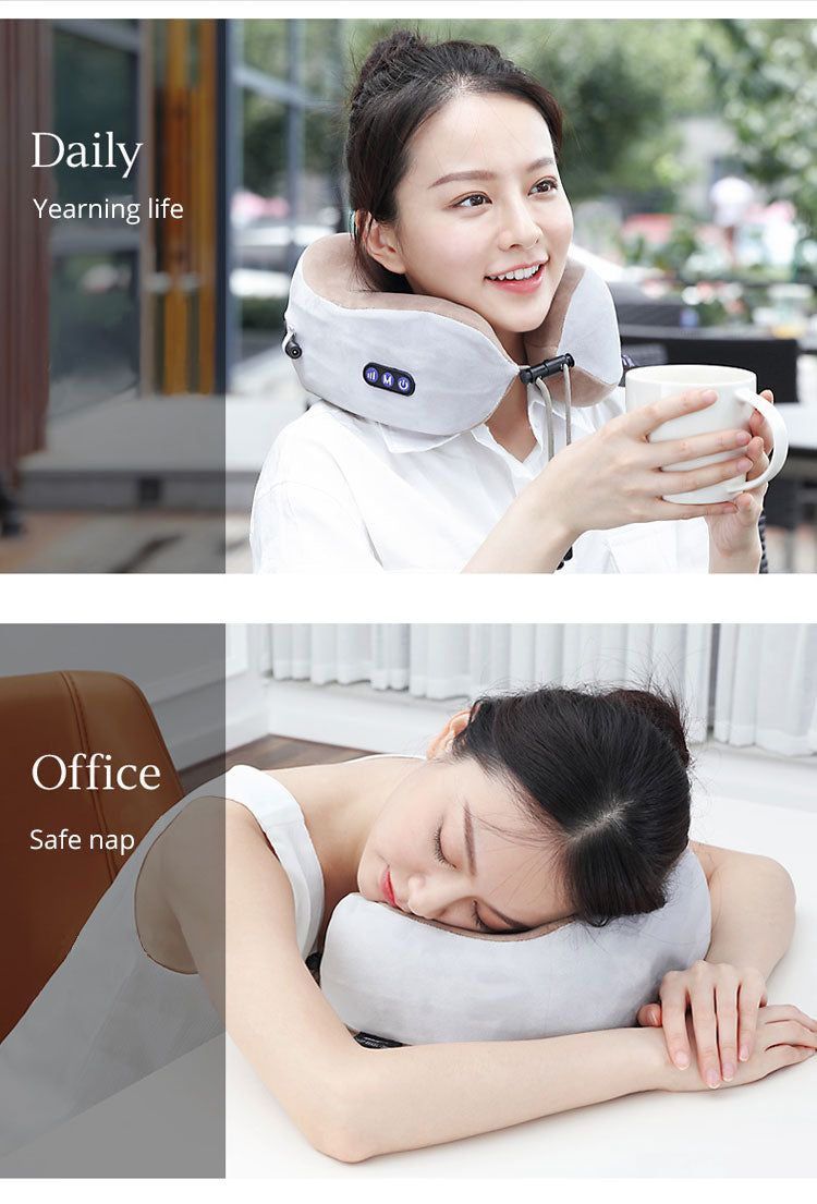 Multifunctional Electric Best Neck Pillow Massager Travel Pillow