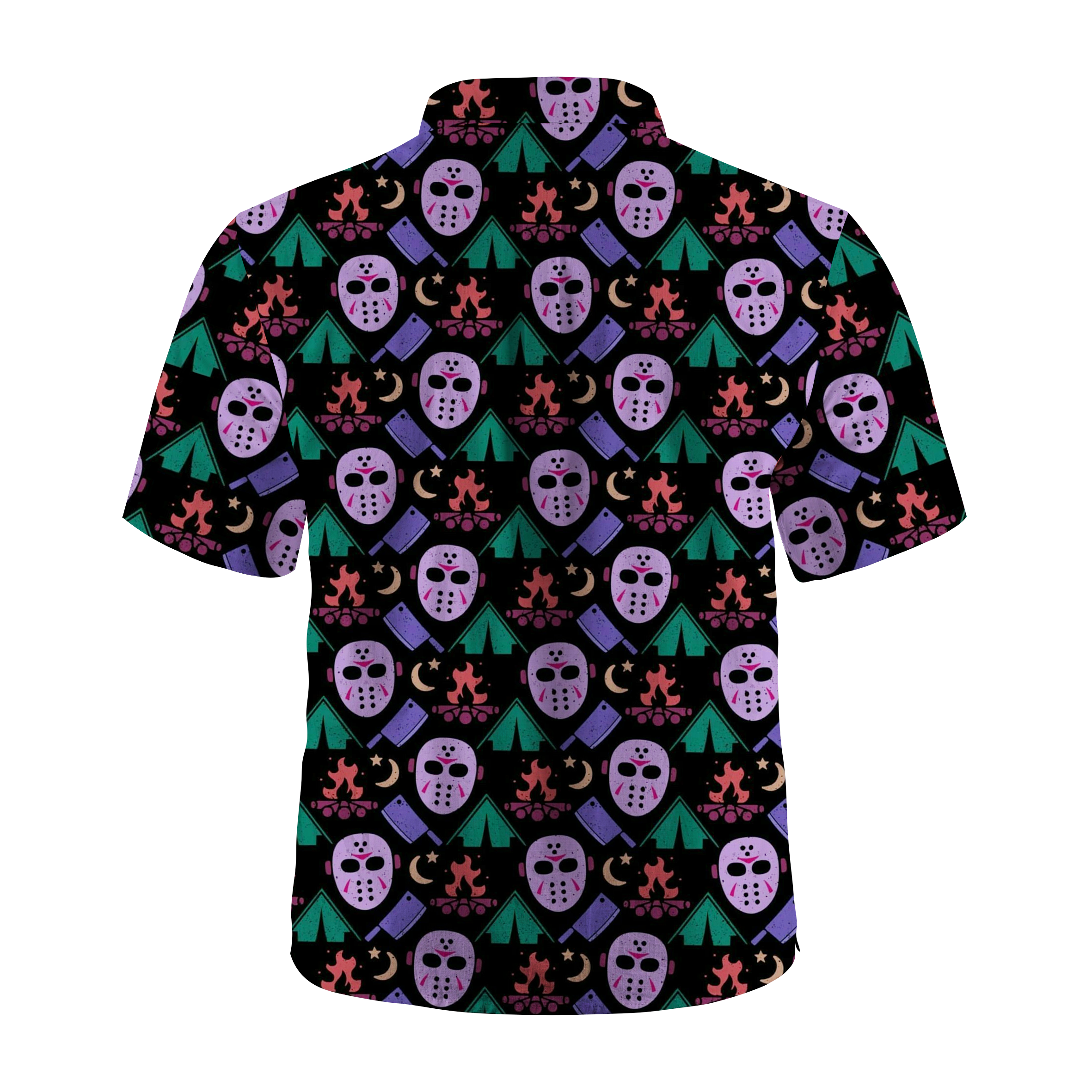 Maturelion Camp Crystal Lake Halloween Hawaiian Shirt