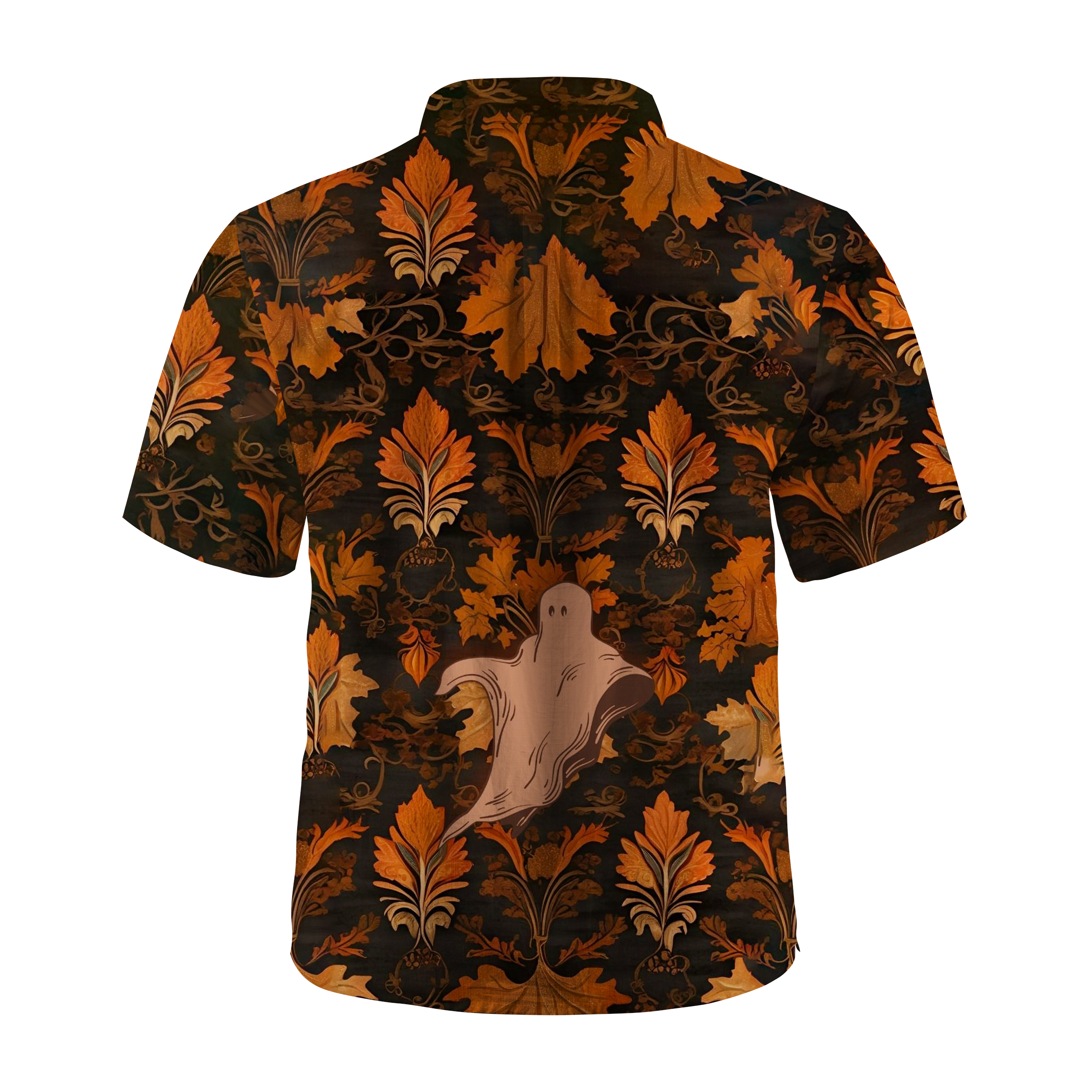 Maturelion Faceless Man Halloween Hawaiian Shirt