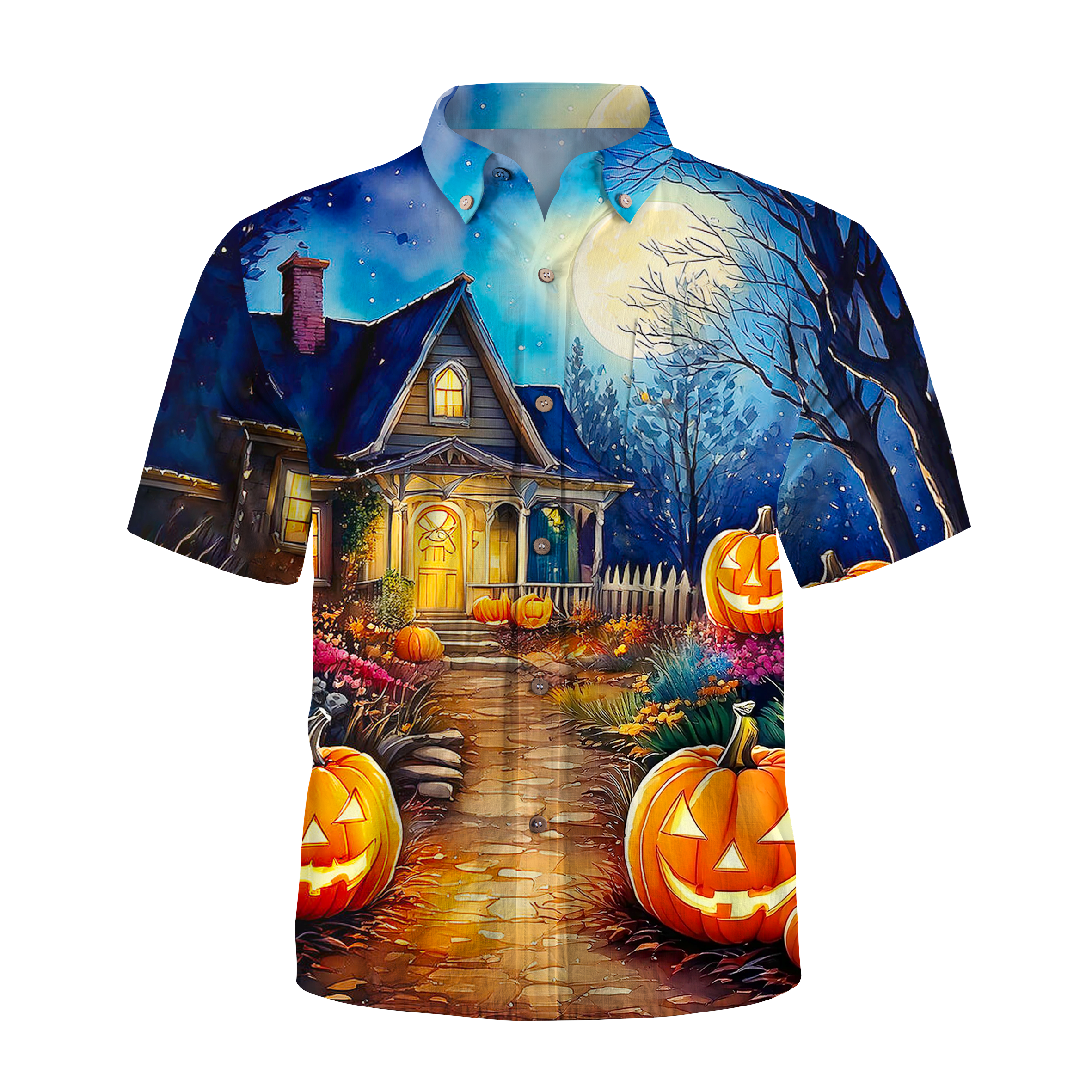 Maturelion Pumpito - Pumpkin Halloween Hawaiian Shirt