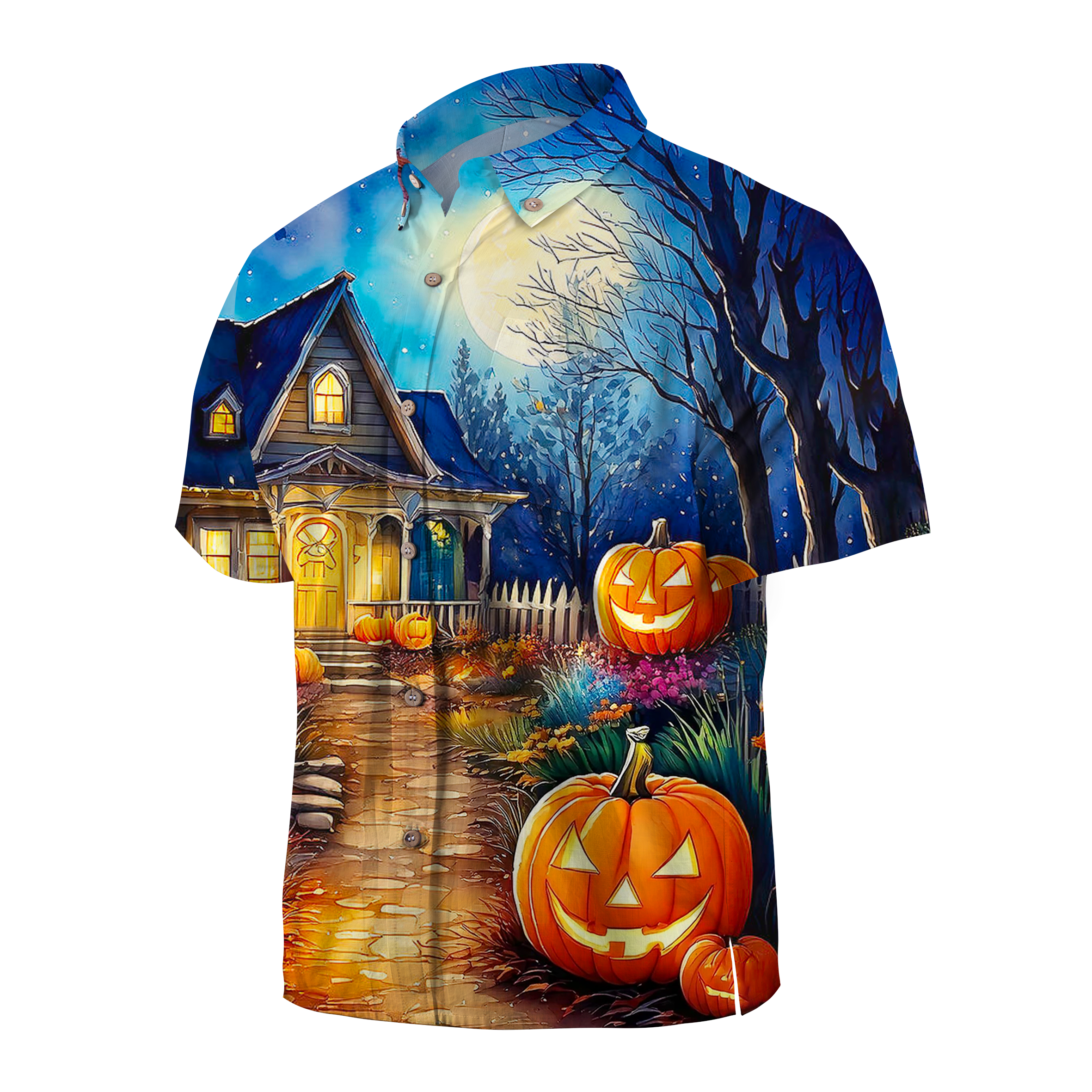 Maturelion Pumpito - Pumpkin Halloween Hawaiian Shirt