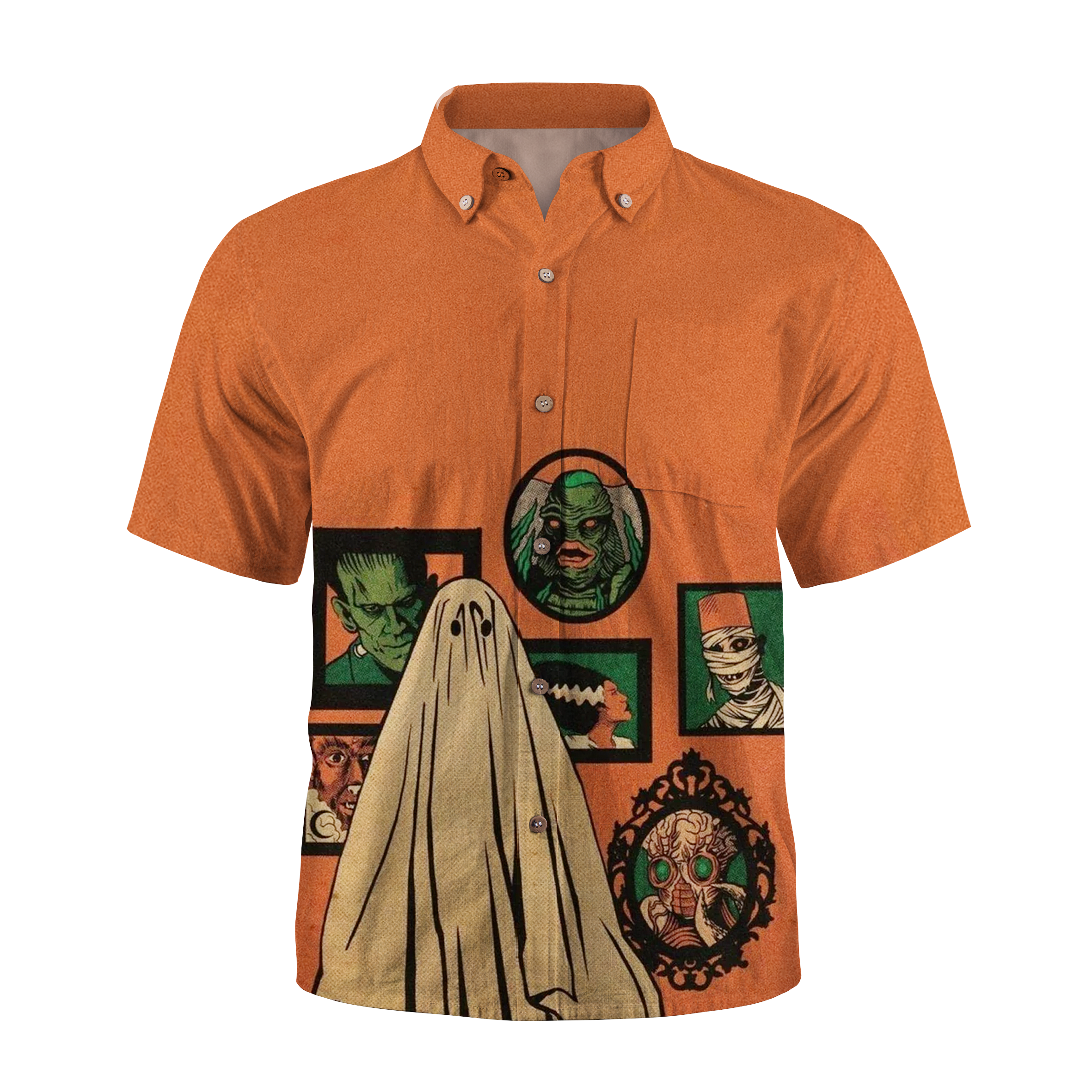 Maturelion Scary demons Halloween Hawaiian Shirt