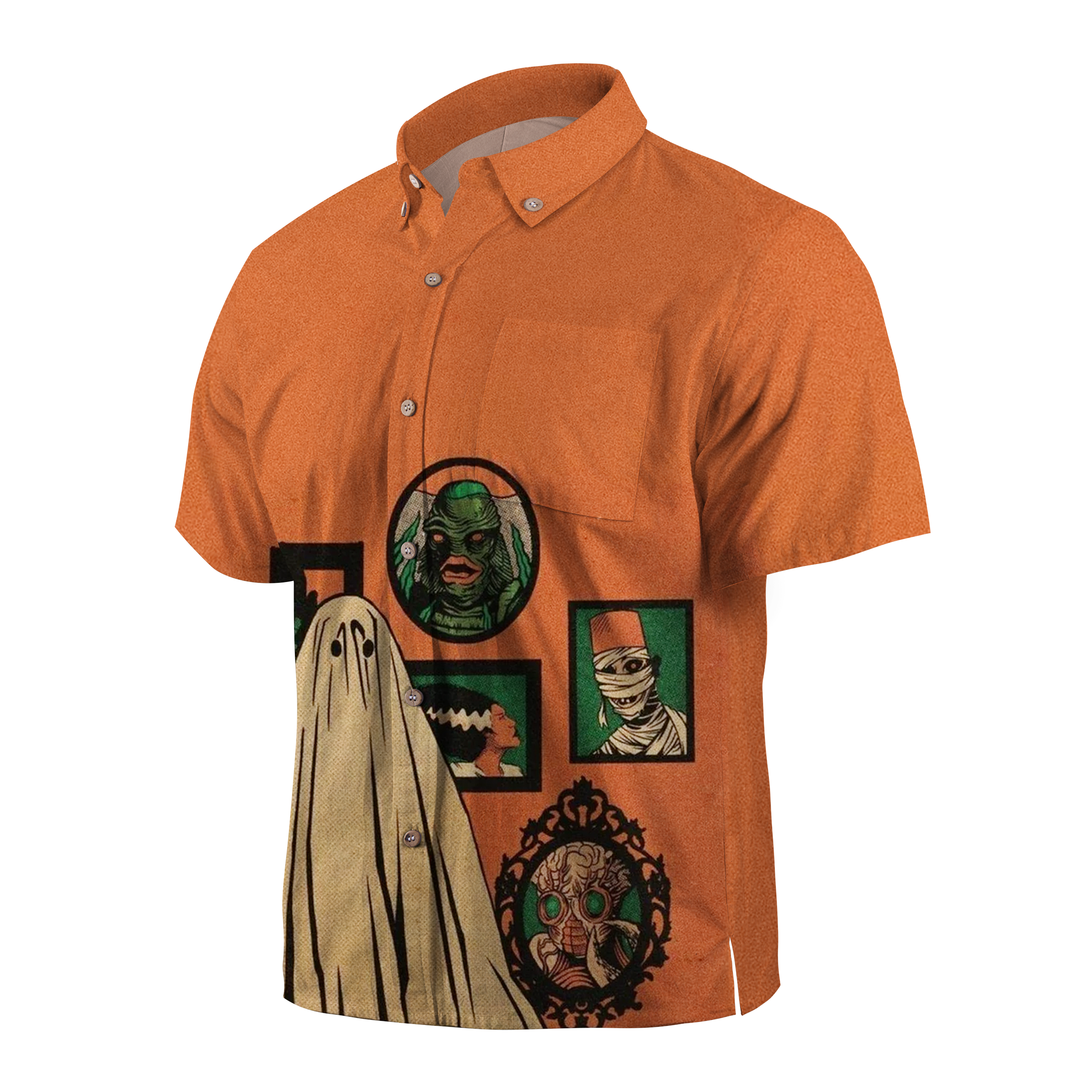 Maturelion Scary demons Halloween Hawaiian Shirt