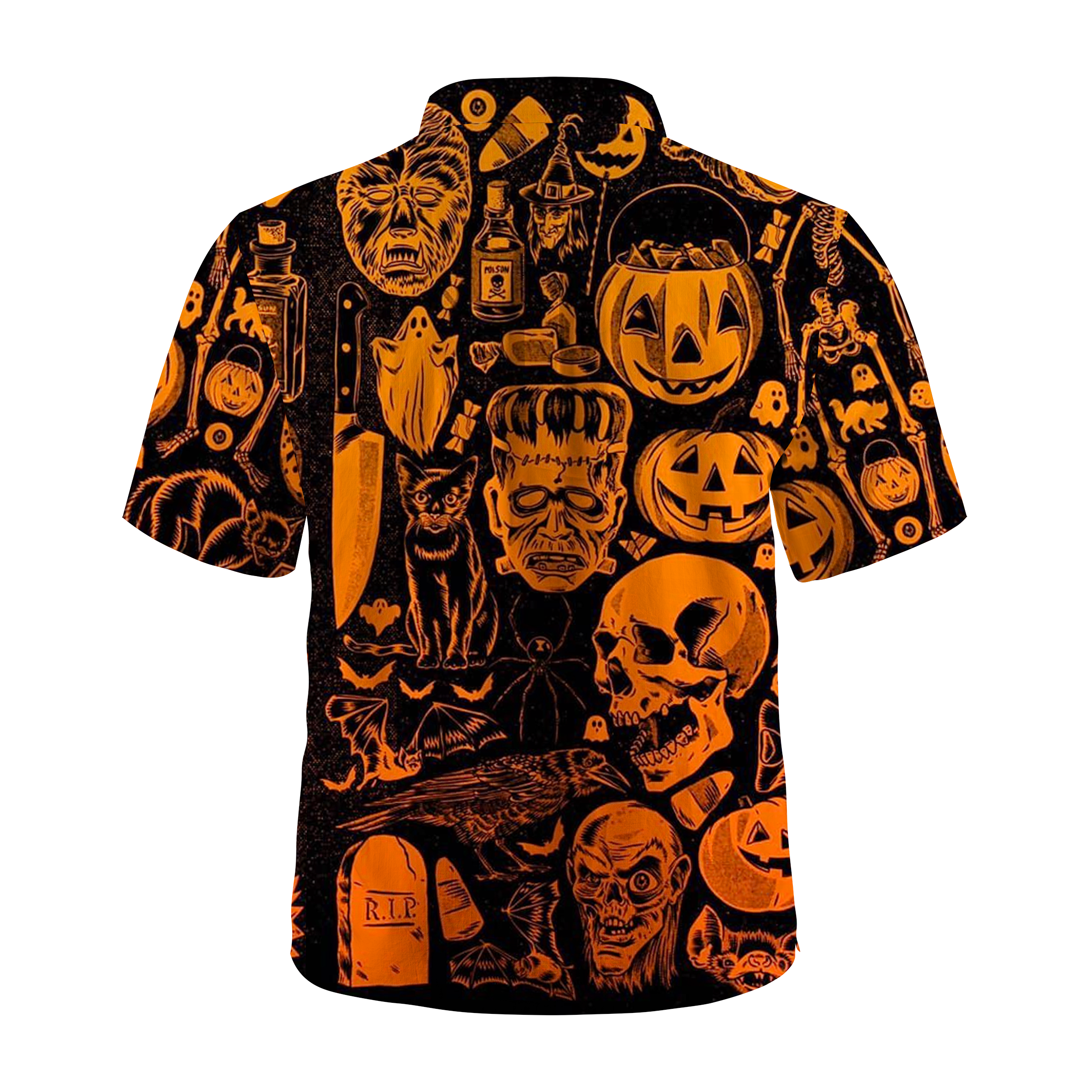 Maturelion Scary Halloween Monsters Halloween Hawaiian Shirt