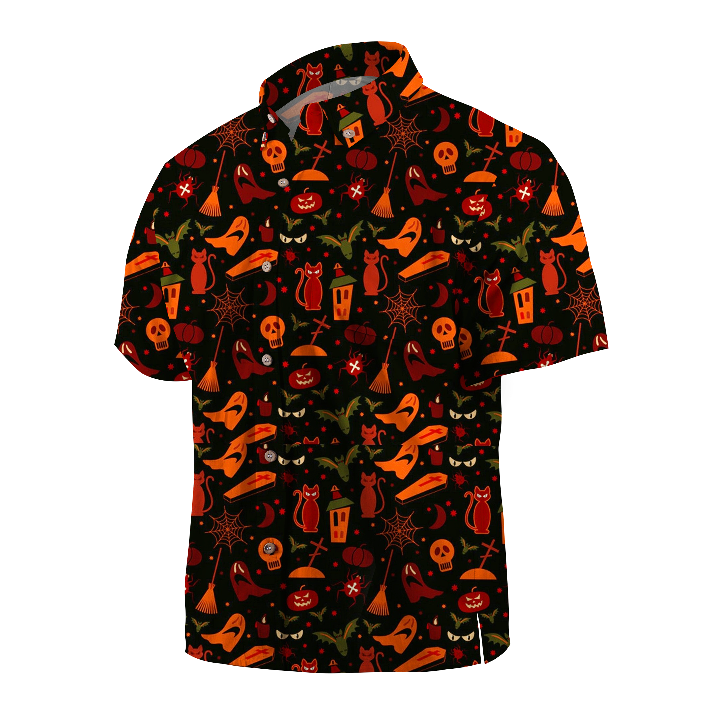 Maturelion Spooky Halloween Halloween Hawaiian Shirt