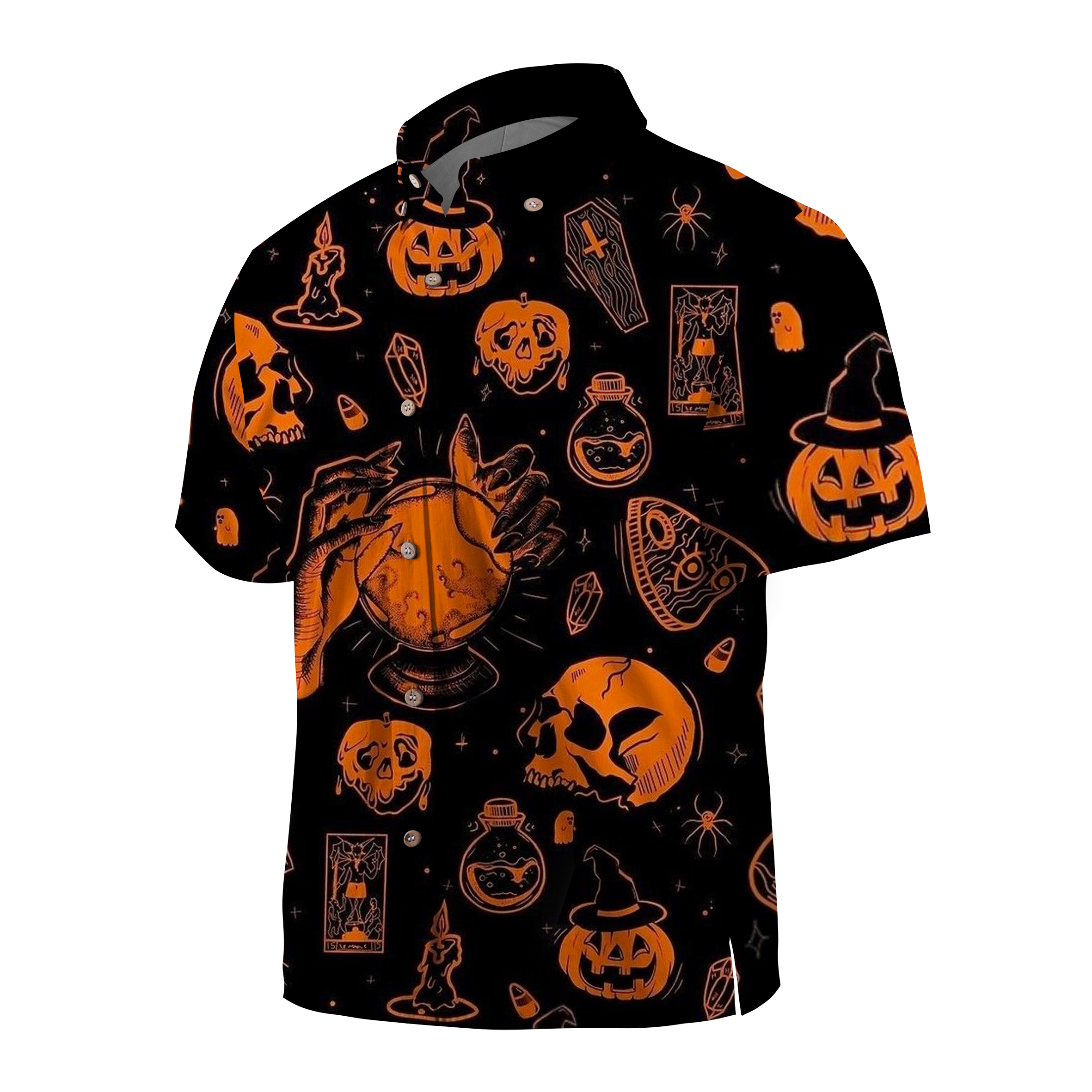 Maturelion spooky season Halloween Hawaiian Shirt