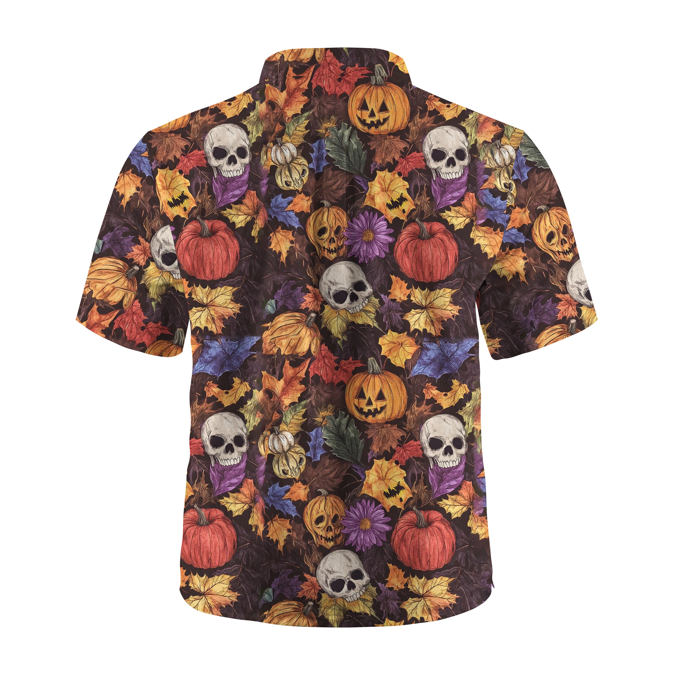 Maturelion forest pumpkins Halloween Hawaiian Shirt