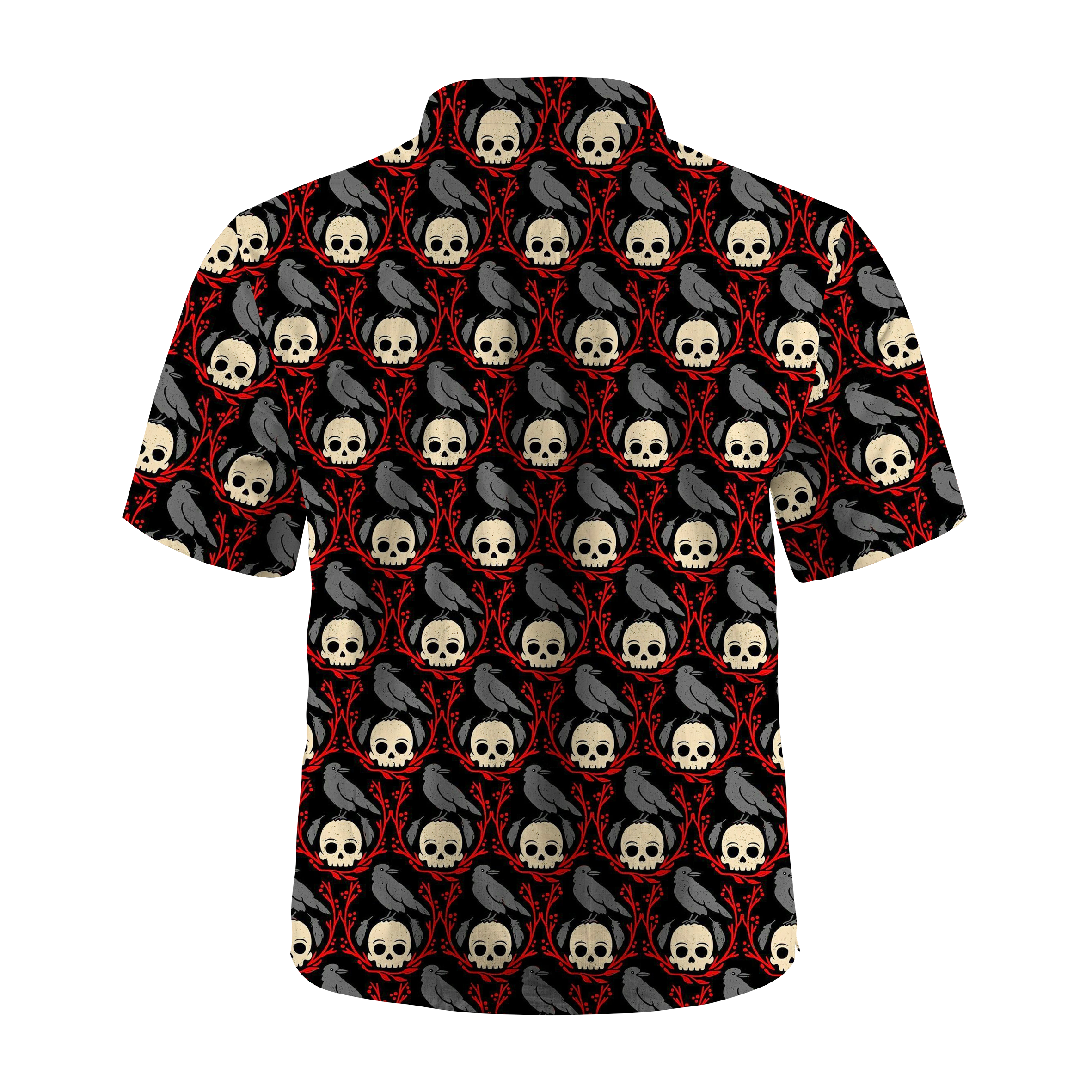Maturelion The crow never comes back Halloween Hawaiian Shirt