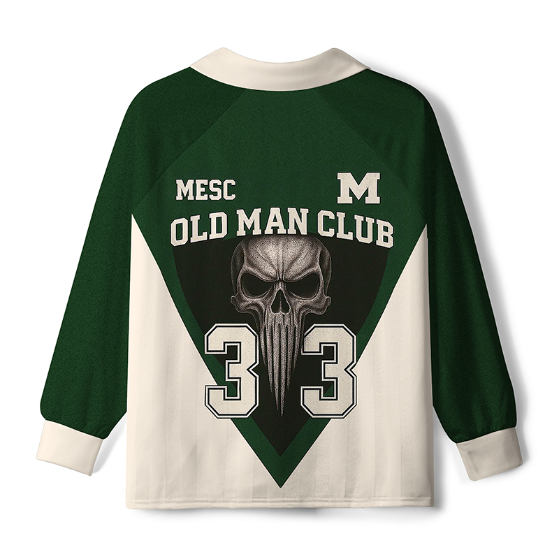 Maturelion Old Man Club Long Sleeve Soccer Jersey