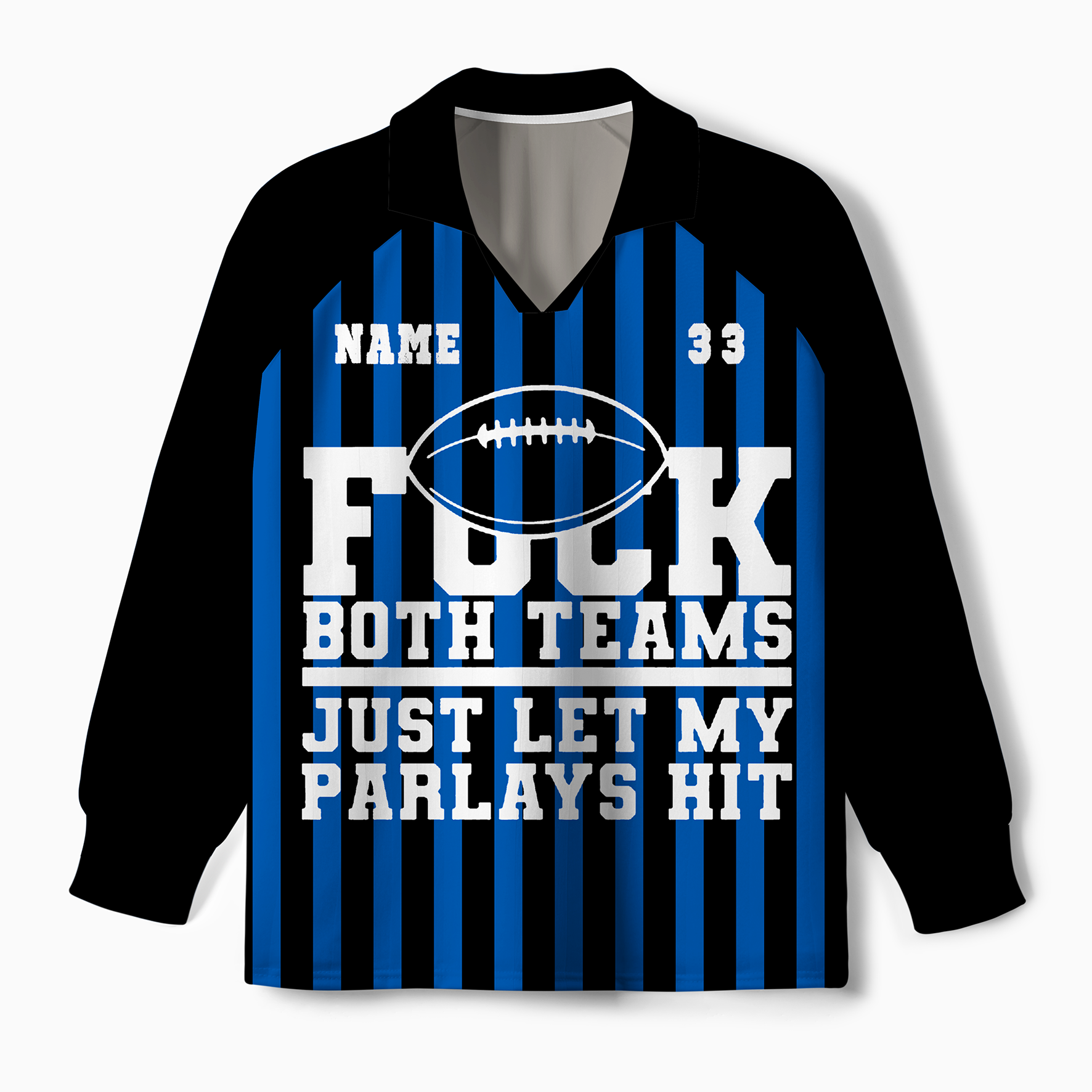 Maturelion Fuck Both Teams Just Let My Parlays Hit Long Sleeve Soccer Jersey
