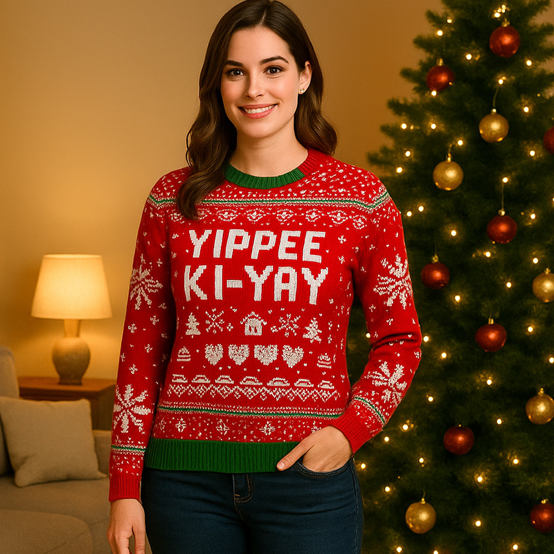 Maturelion Yippee-Ki-Yay Ugly Sweater