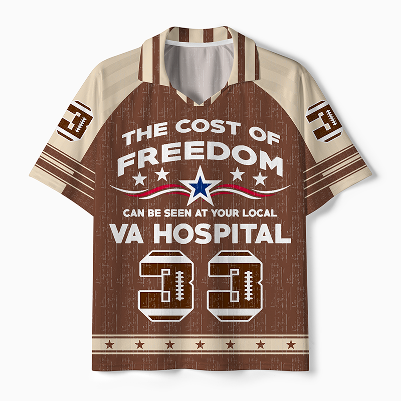 Maturelion The Cost Of Freedom Can Be Seen At Your Local VA Hospital Soccer Jersey