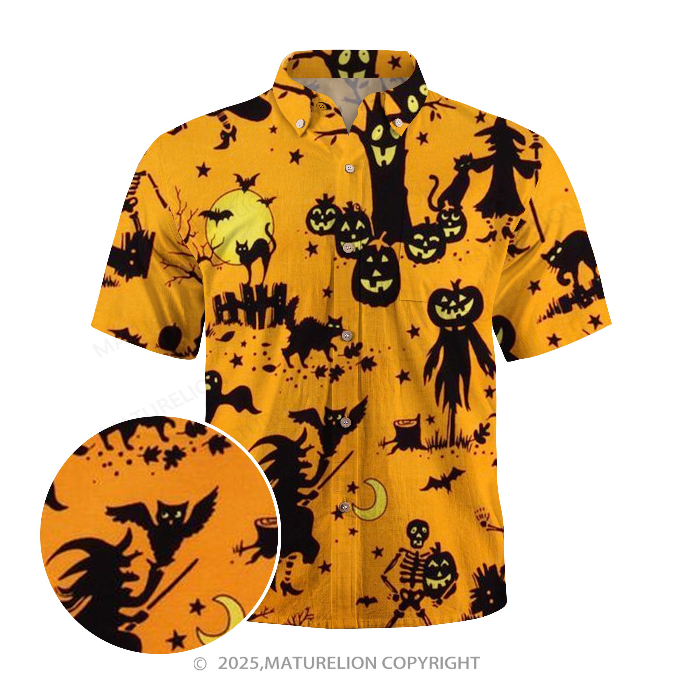 Maturelion Alexander Henry Haunted House Hawaiian Shirt