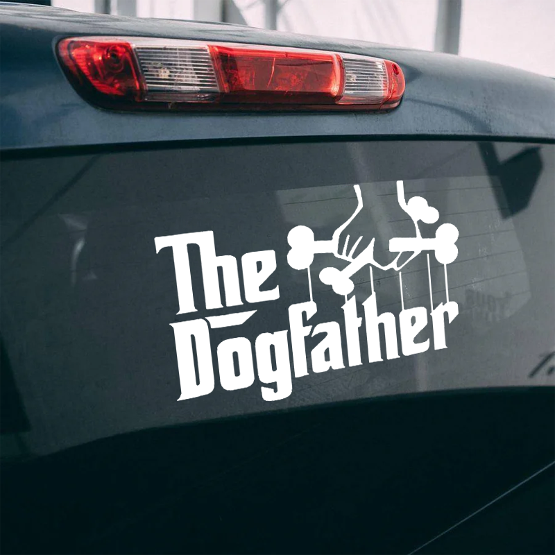 Maturelion The DogFather Custom Funny Car Window Decal