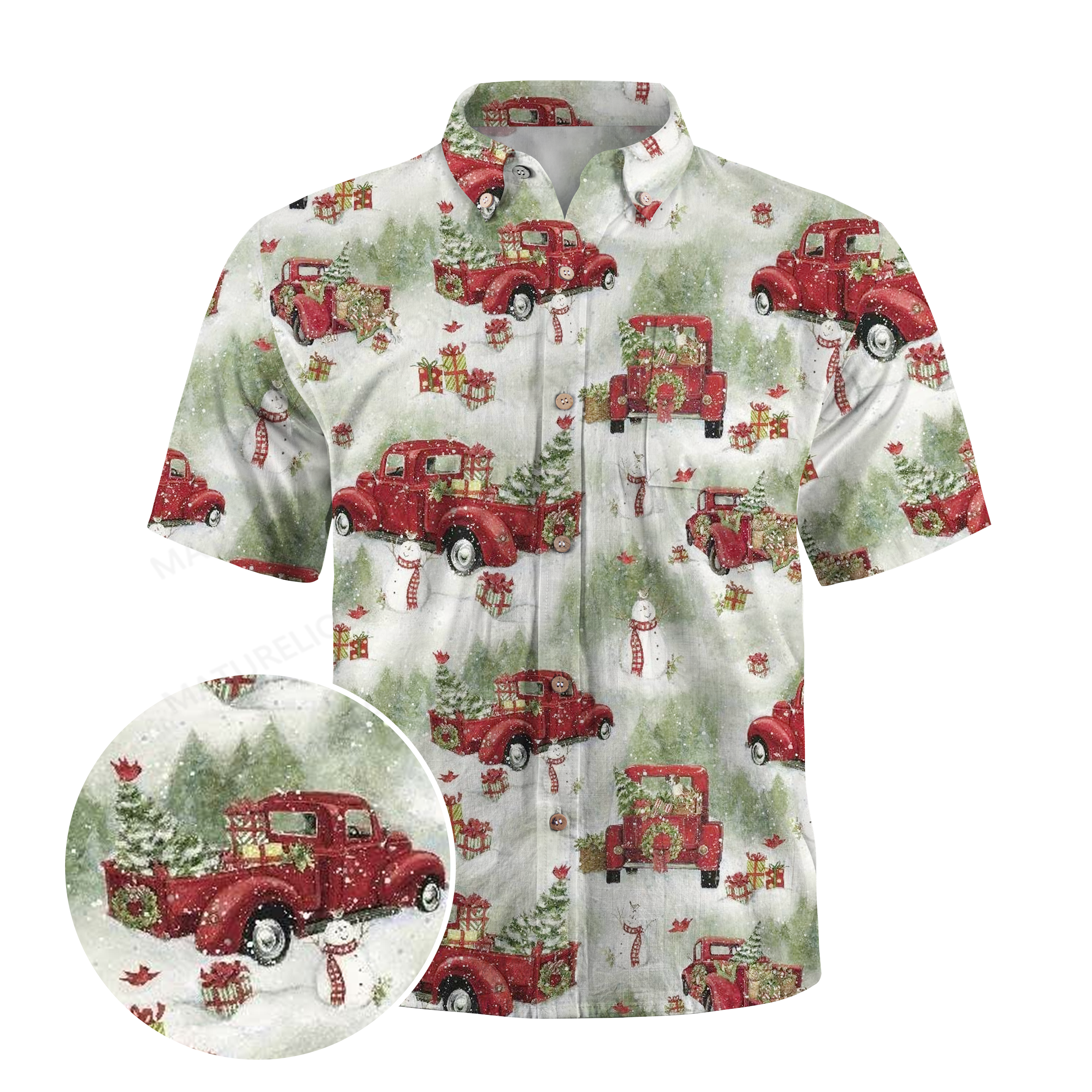Maturelion Happy Farm Funny Hawaiian Shirt