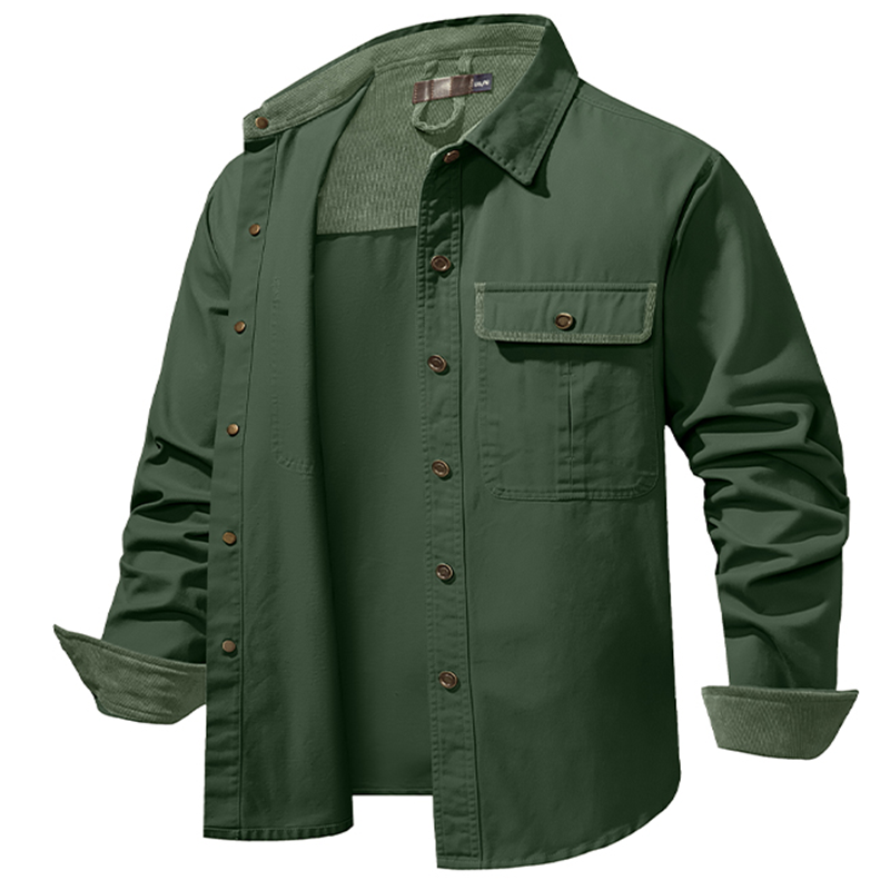 Maturelion Men's Work Shirt Careful Son I Am This Old For A Reason Work Shirt Jacket