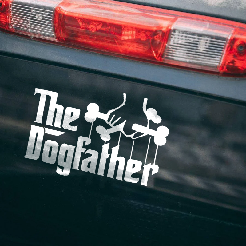 Maturelion The DogFather Custom Funny Car Window Decal