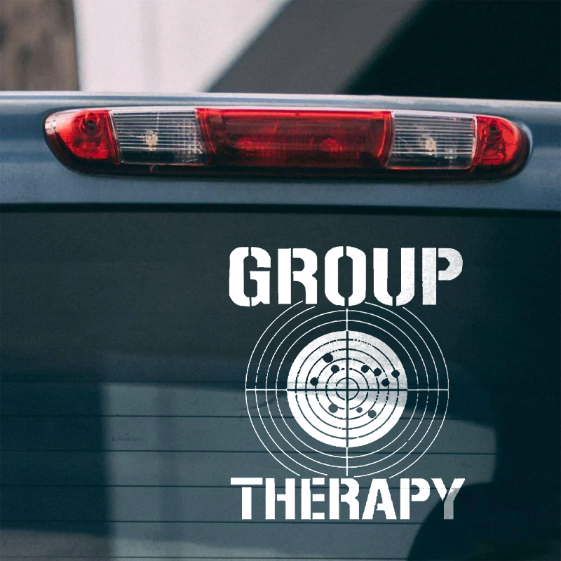 Maturelion Group Therapy Custom Funny Car Window Decal