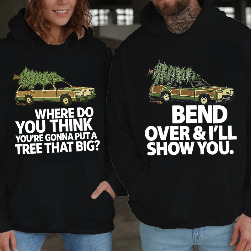 Maturelion Christmas Hoodie Matching Christmas Vacation DTG Washed Hoodie