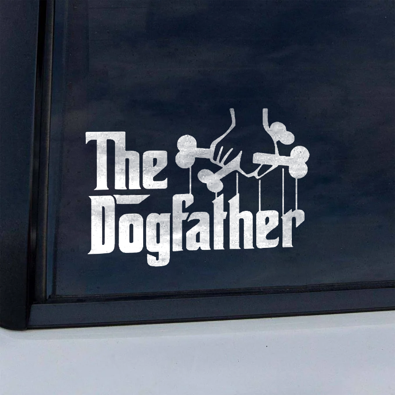 Maturelion The DogFather Custom Funny Car Window Decal