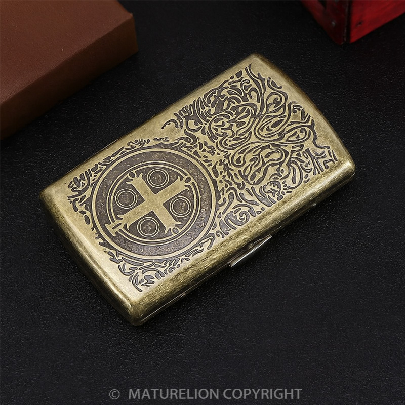 Maturelion Antique Bronze Cigarette Case