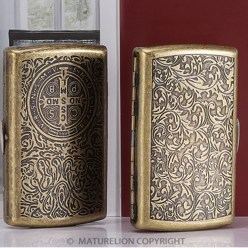 Maturelion Antique Bronze Cigarette Case