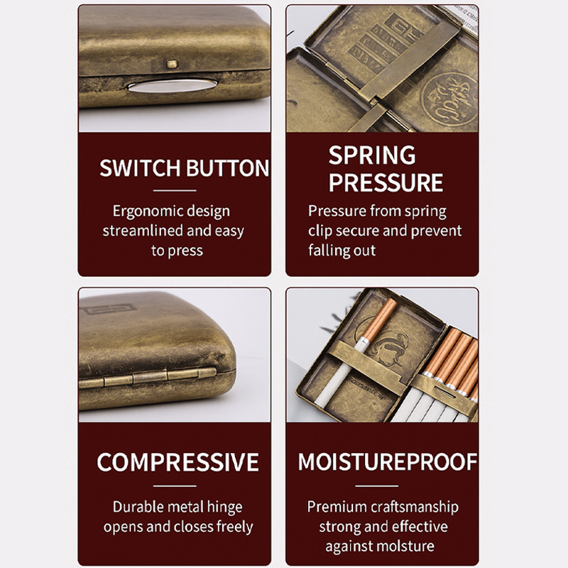 Maturelion Antique Bronze Cigarette Case