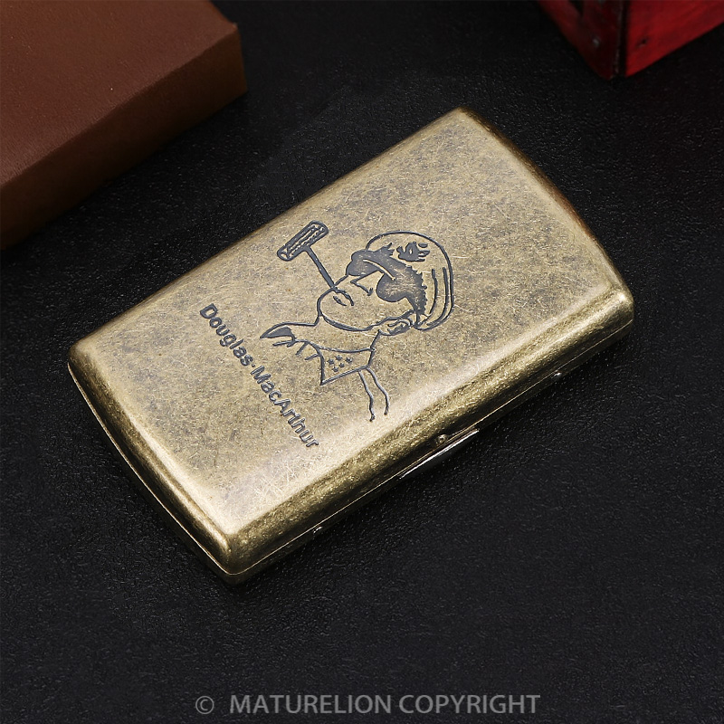 Maturelion Antique Bronze Cigarette Case