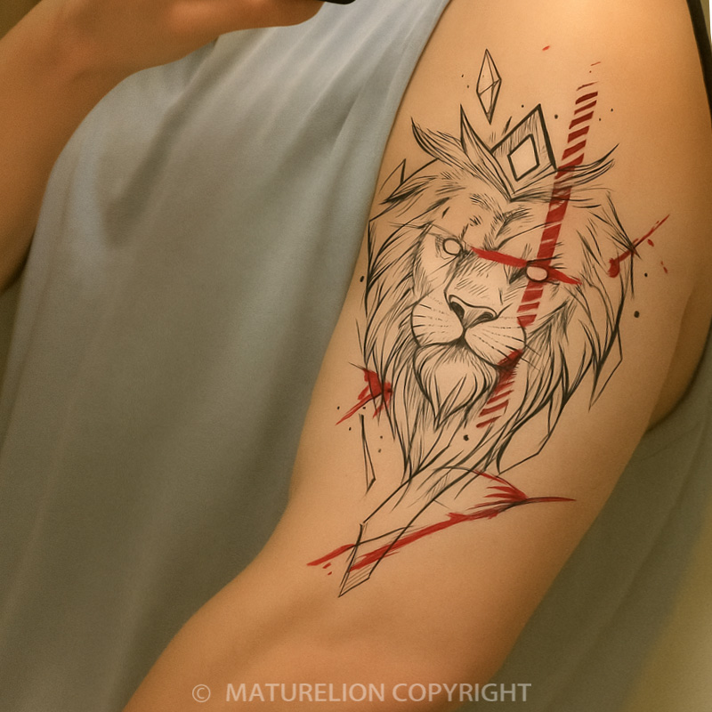 Maturelion Classic Animal Temporary Tattoo Stickers for Men