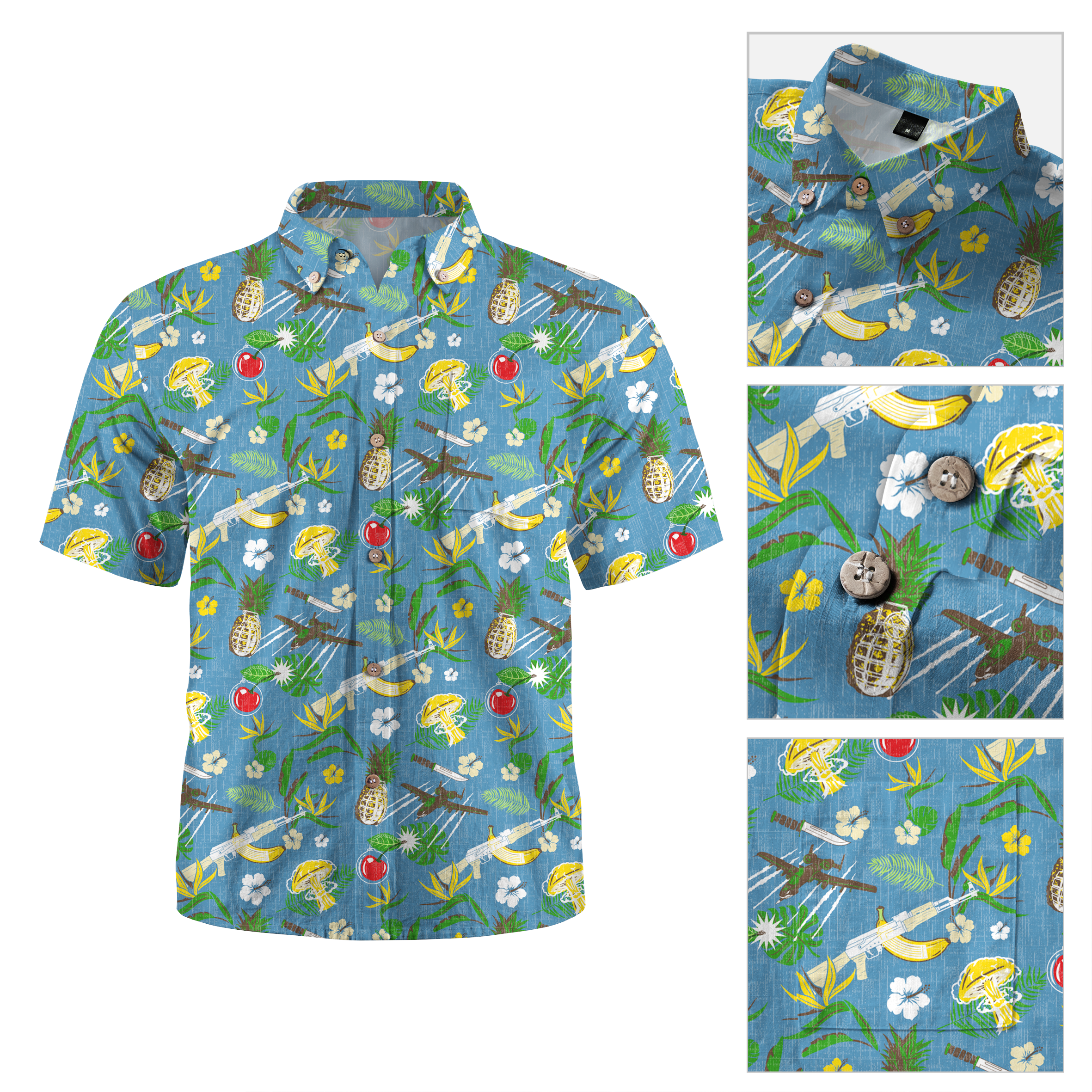 Maturelion Weapon Carnival Party Hawaiian Shirts 