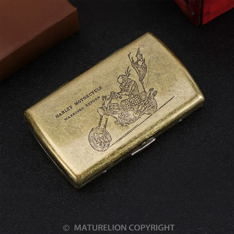 Maturelion Antique Bronze Cigarette Case