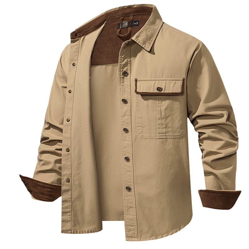 Maturelion Men's Work Shirt Careful Son I Am This Old For A Reason Work Shirt Jacket