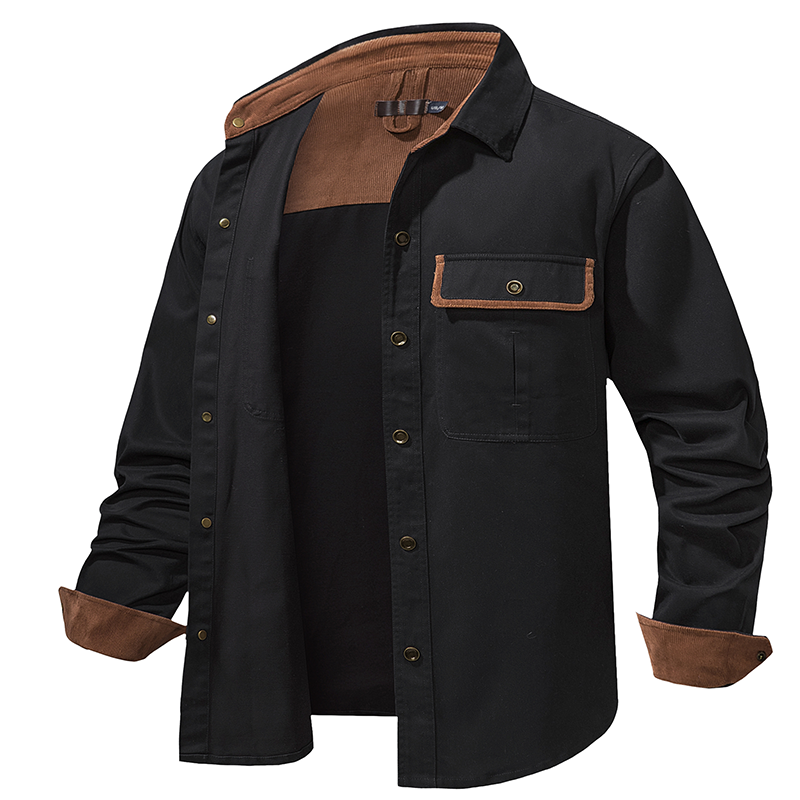 Maturelion Men's Work Shirt Boomstick Work Shirt Jacket