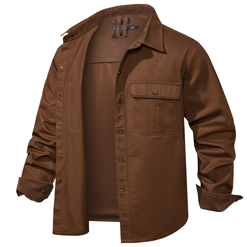 Maturelion Men's Work Shirt Careful Son I Am This Old For A Reason Work Shirt Jacket