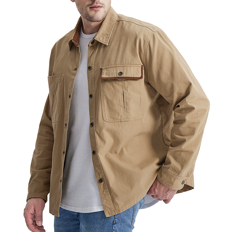 Maturelion Men's Work Shirt Careful Son I Am This Old For A Reason Work Shirt Jacket