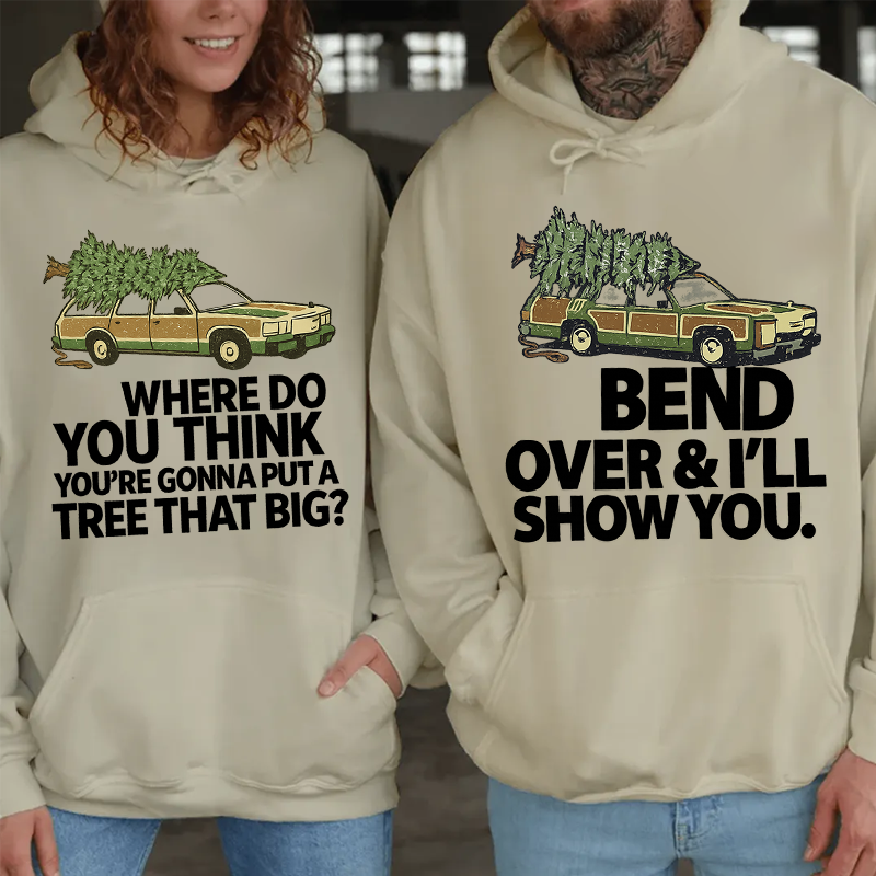 Maturelion Christmas Hoodie Matching Christmas Vacation DTG Washed Hoodie