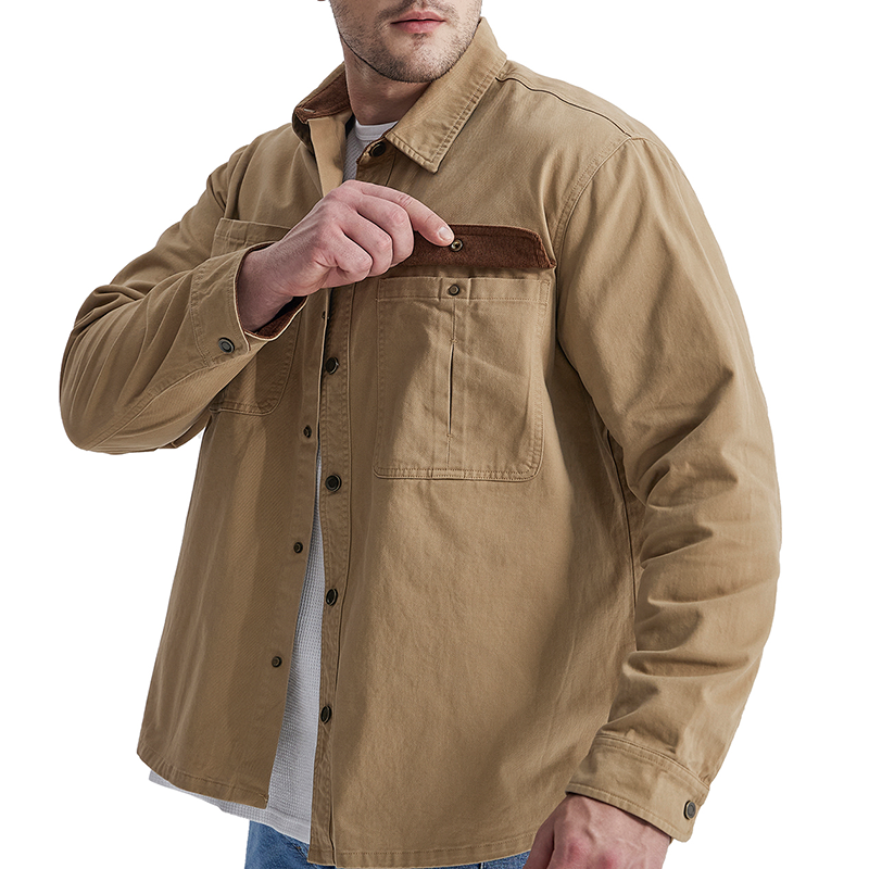 Maturelion Men's Work Shirt Boomstick Work Shirt Jacket