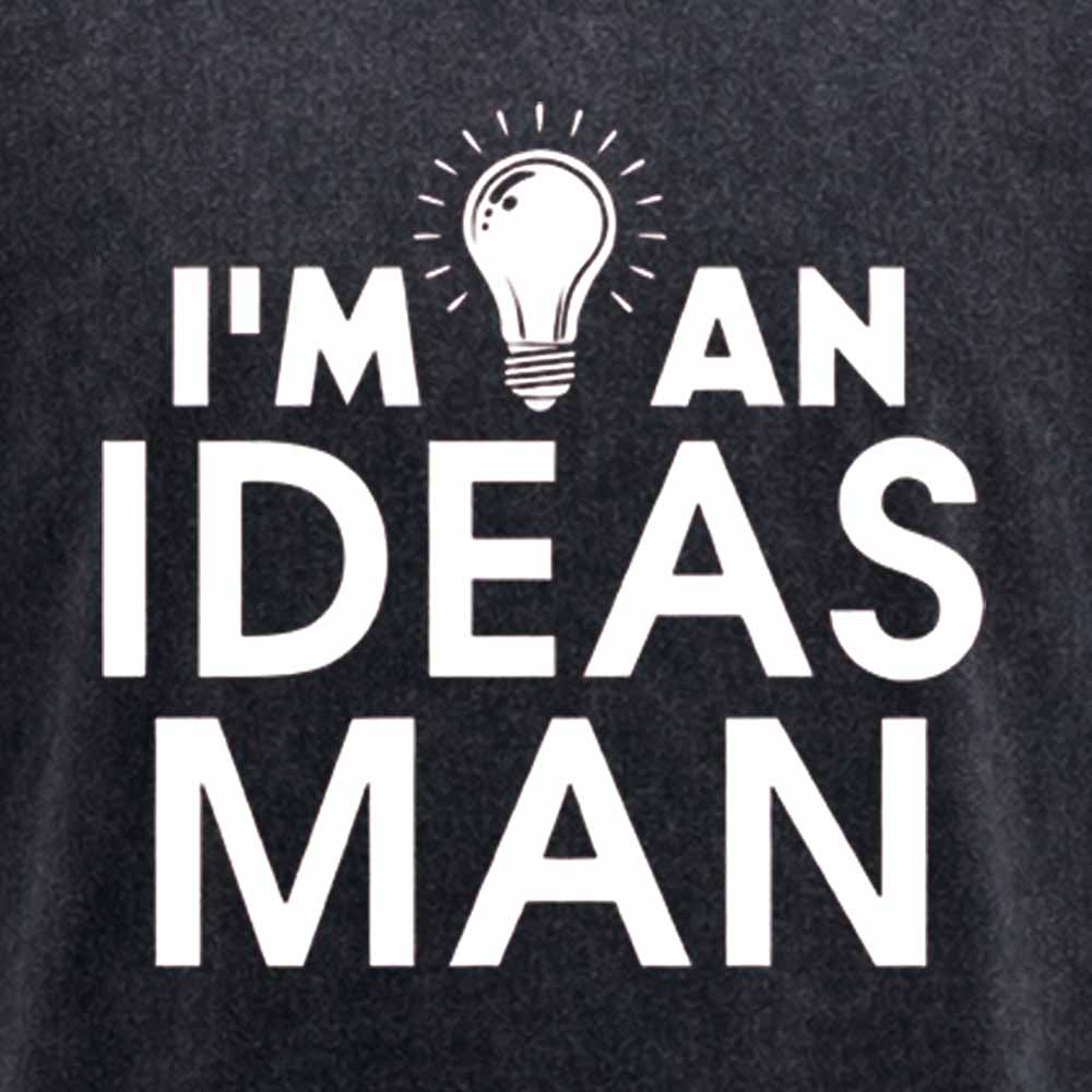 Maturelion I'm An Ideas Man - Funny Dad Joke Quote Washed T-shirt