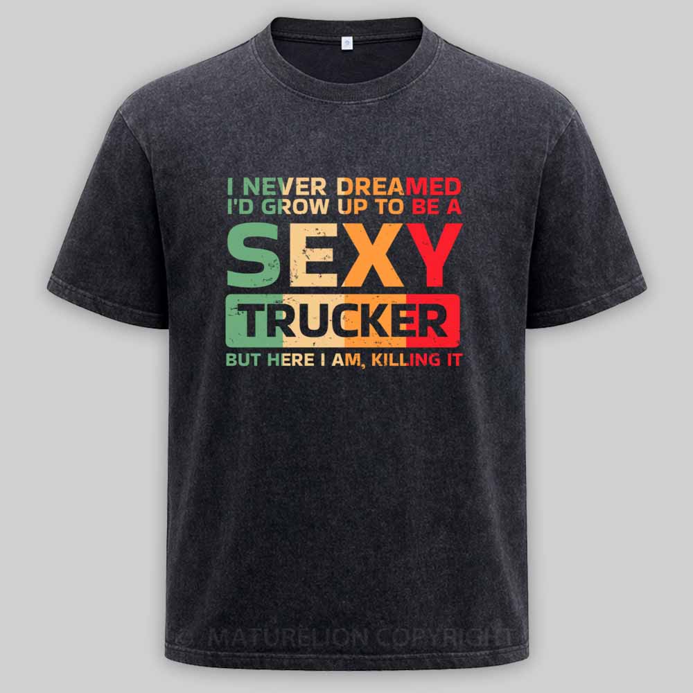 Maturelion trucker Washed T-shirt